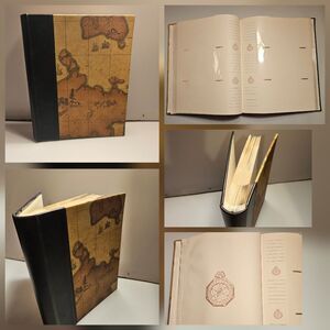 World Map Photo Album for 4x6 Photos Cartography Travel - New Never Used